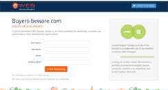 Desktop Screenshot of buyers-beware.com
